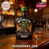 Black Crown Royal style bottle featuring Rat Fink character in a hot rod with flames, dated 1963-2026 on a bar counter.!