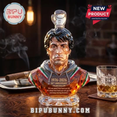 Rocky Balboa Italian Stallion 1976-2026 Anniversary Whiskey Carafe