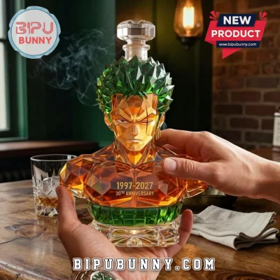 Roronoa Zoro One Piece 30th Anniversary Whiskey Decanter