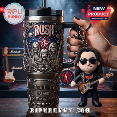Rush Rock Band 58th Anniversary Limited Edition Stanley Tumbler 40oz