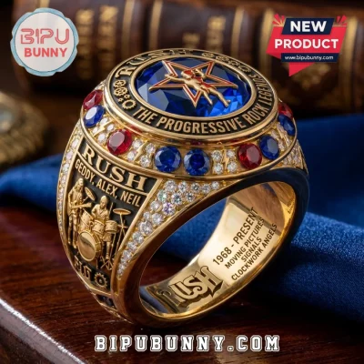 Rush The Progressive Rock Legends Engraved Ring