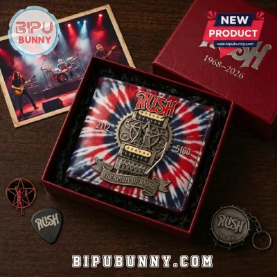 Rush The Spirit of Radio Leather Wallet