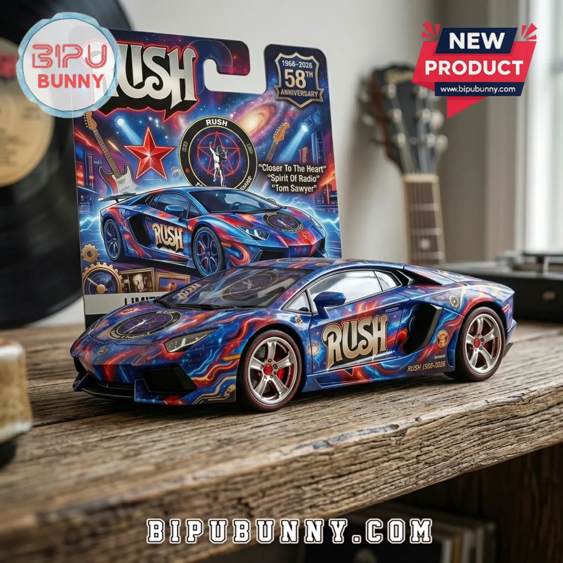 Rush x Lamborghini Aventador LP700-4 Anniversary Limited Edition Diecast Model Rush x Lamborghini Aventador LP700-4 Anniversary Limited Edition Diecast Model