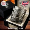 San Antonio Spurs 2026 Western Conference Champions whiskey glass with metallic team emblems in a velvet-lined display box.!