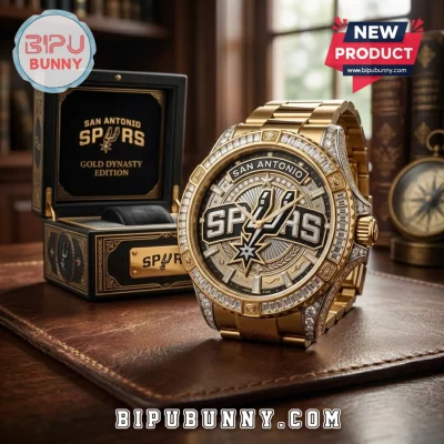San Antonio Spurs Gold Dynasty Edition Stainless Steel Premium Watches