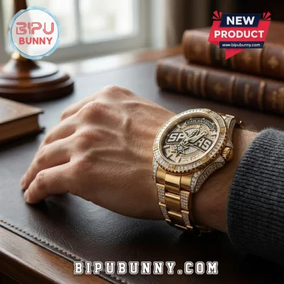 San Antonio Spurs Gold Dynasty Edition Stainless Steel Premium Watches