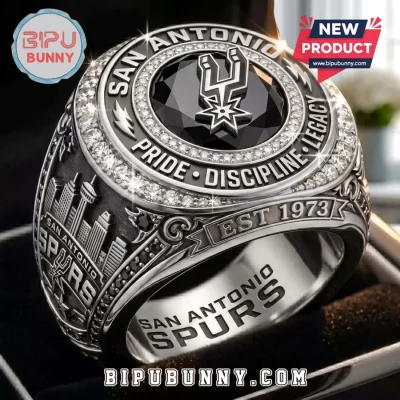San Antonio Spurs Pride Stainless Steel Championship Ring