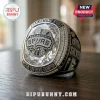 San Antonio Spurs Western Conference championship ring with central logo, silver detailing, and white gemstones.!