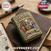 Scooby-Doo 57th anniversary metal lighter in matte green with embossed bronze-toned Mystery Inc. character relief design.!