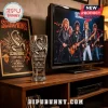 Scorpions 61 years of rock legends commemorative glass beer stein featuring an embossed scorpion and metallic base.!