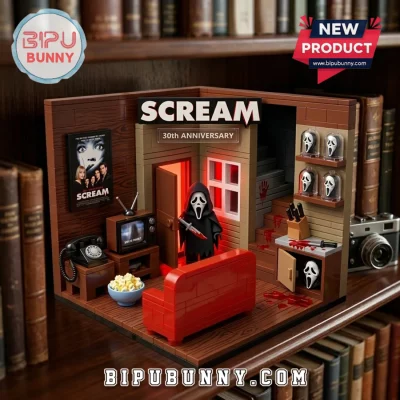Scream 30th Anniversary Ghostface Diorama Building Blocks Set