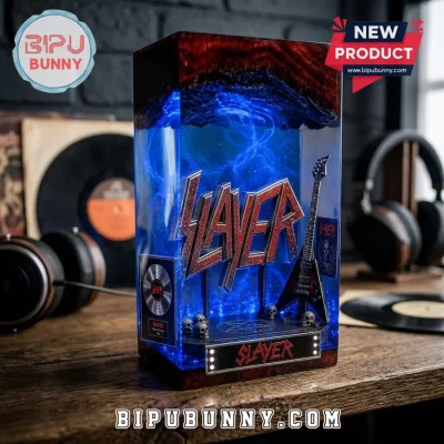 Slayer Band Logo Heavy Metal Resin Lamp