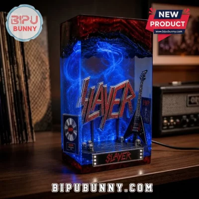 Slayer Band Logo Heavy Metal Resin Lamp