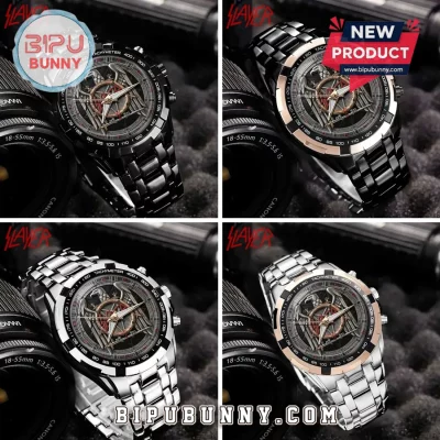 Slayer x Heavy Metal Eagle Stainless Steel Premium Watches