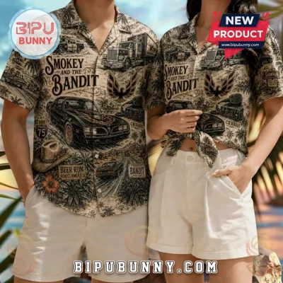 Smokey and the Bandit Pontiac Trans Am Hawaiian Shirt