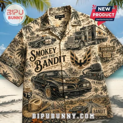 Smokey and the Bandit Pontiac Trans Am Hawaiian Shirt