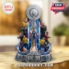 Star Trek 60th Anniversary resin figurine featuring characters, USS Discovery saucer, and base with 1966-2026 text.!