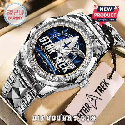 Star Trek 60th Anniversary 2026 Rhinestone Alloy Quartz Watch