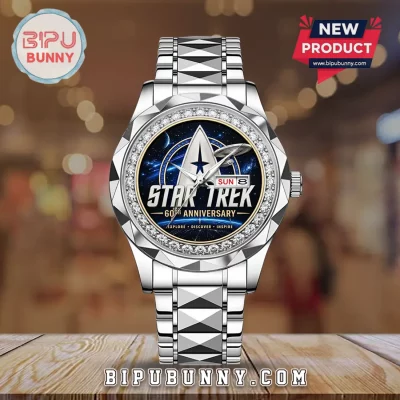 Star Trek 60th Anniversary 2026 Rhinestone Alloy Quartz Watch