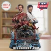 Star Trek IV The Voyage Home collectible resin statue featuring Kirk, Spock, and crew with Golden Gate Bridge and whales.!