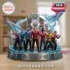 Star Trek IV The Voyage Home 40th anniversary resin statue with crew members, blue whales, and San Francisco bridge motif.!