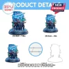Star Trek IV The Voyage Home 40th anniversary LED collectible display with crew figures and whale in blue neon colors.!