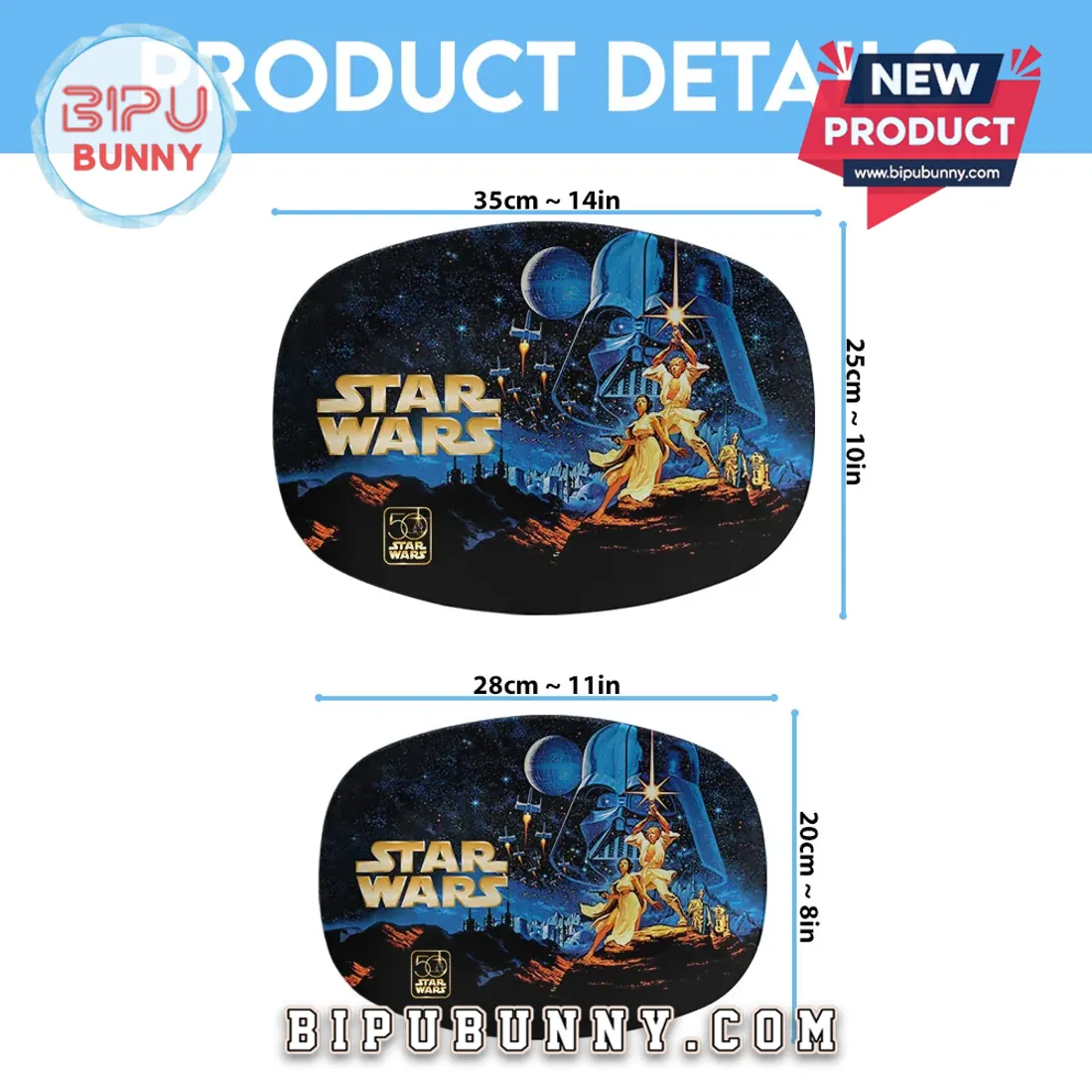 Star Wars 50th Anniversary Collectible Display Plate Star Wars 50th Anniversary Collectible Display Plate