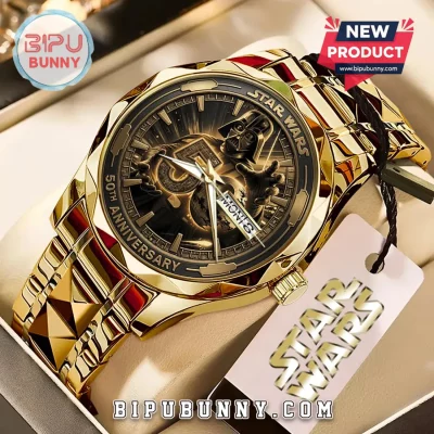 Star Wars Darth Vader 50th Anniversary Gold Collectible Quartz Watch