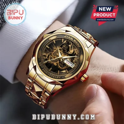 Star Wars Darth Vader 50th Anniversary Gold Collectible Quartz Watch