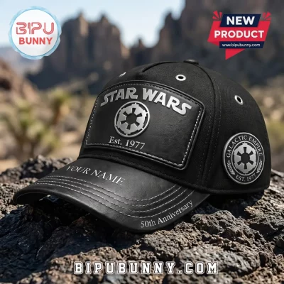 Star Wars Imperial Emblem Personalized Leather Baseball Cap