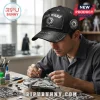 Black Star Wars baseball cap featuring Galactic Empire emblem, Est. 1977 text, and custom name personalization patch.!