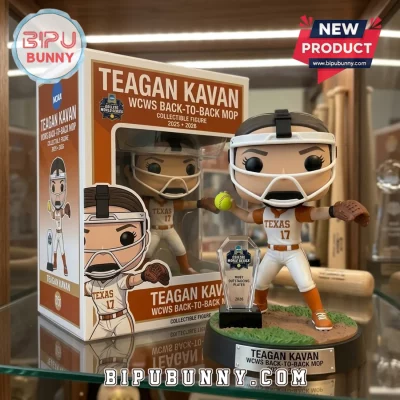 Teagan Kavan Texas Longhorns WCWS Back-to-Back MOP 2025-2026 Vinyl Figure