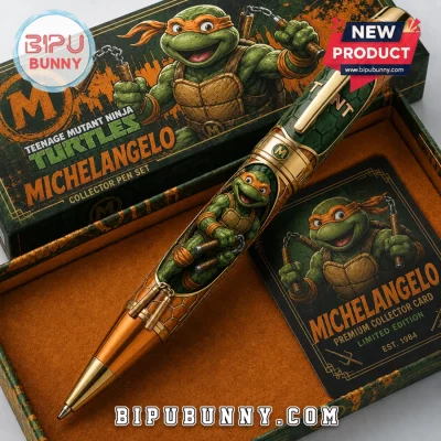 Teenage Mutant Ninja Turtles Michelangelo Sculpted Edition Collector Pens