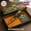 Teenage Mutant Ninja Turtles Michelangelo collector pen set with orange metal finish and matching display box.!