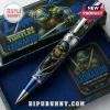 Leonardo Teenage Mutant Ninja Turtles collector pen with blue mask, chrome trim, and matching display box and card.!