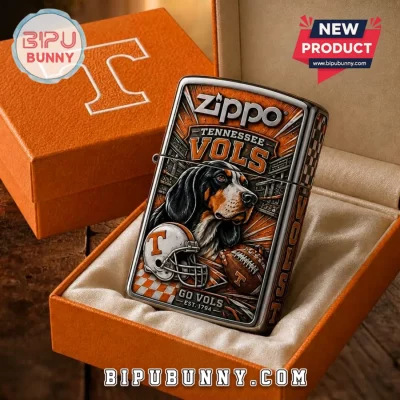 Tennessee Volunteers Go Vols Engraved Zippo Lighter Case