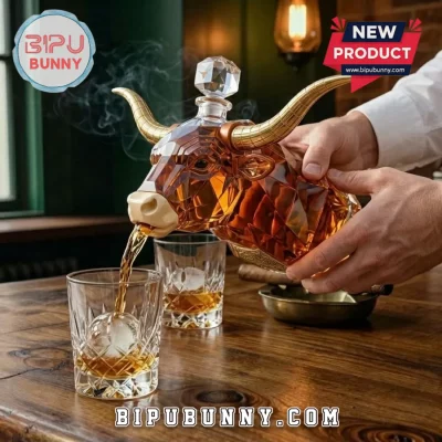 Texas Longhorns 133rd Anniversary Sculpted Glass Whiskey Decanter