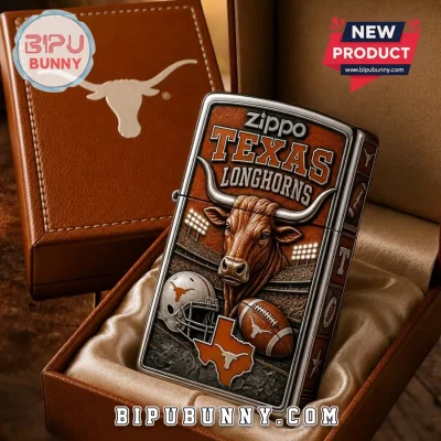 Texas Longhorns Zippo Embossed Metal Lighter Case