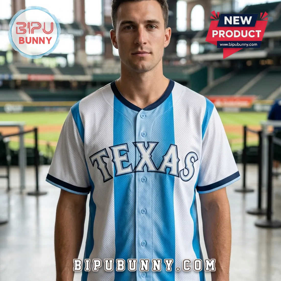 Texas Rangers Lionel Messi Argentina Albiceleste Baseball Jersey Texas Rangers Lionel Messi Argentina Albiceleste Baseball Jersey