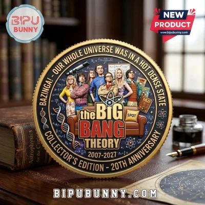 The Big Bang Theory 20th Anniversary 2007-2027 Commemorative Coin