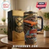 Dukes of Hazzard 47th anniversary stainless steel tumbler with General Lee orange car graphics and matching gift box.!
