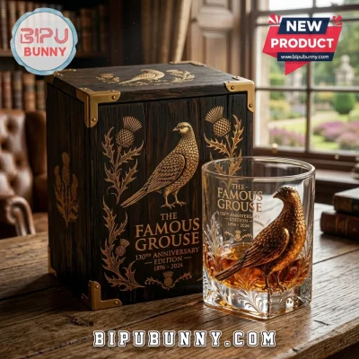 The Famous Grouse 130th Anniversary Whiskey Glass