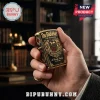The Godfather 55th anniversary black and gold metal lighter with a red rose and ornate filigree graphic design.!