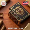 The Godfather 55th anniversary gold-trimmed metal lighter and black display box with floral and ornate gold engravings.!