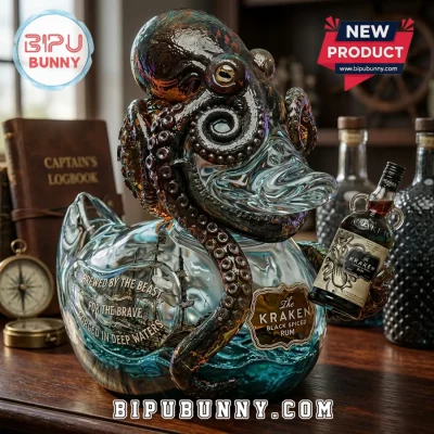 The Kraken Black Spiced Rum Octopus Rubber Duck