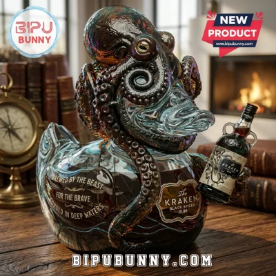The Kraken Black Spiced Rum Octopus Rubber Duck