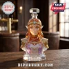 Legend of Zelda Princess Zelda crystal bust decanter with Triforce emblem and 40th anniversary text on wooden bar counter.!