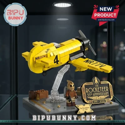 The Rocketeer Gee Bee Z 35th Anniversary Edition Building Block Set