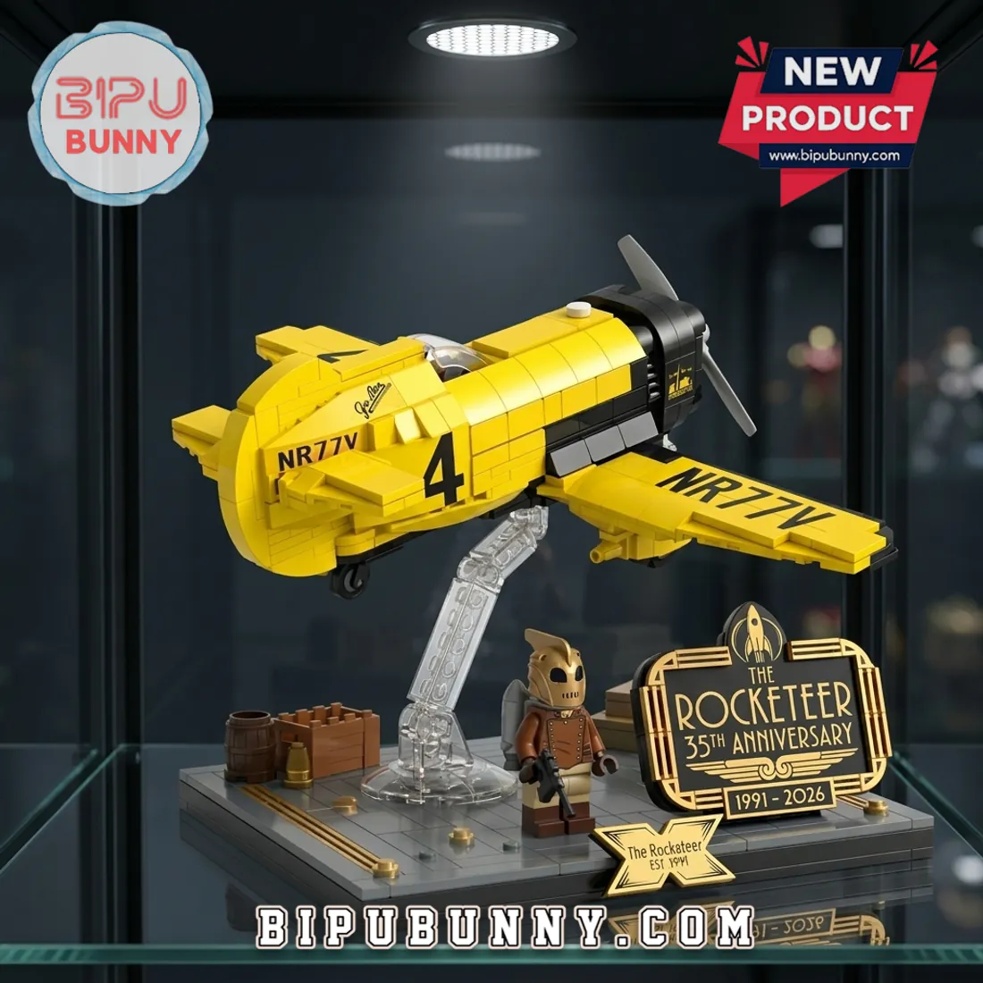 The Rocketeer Gee Bee Z 35th Anniversary Edition Building Block Set The Rocketeer Gee Bee Z 35th Anniversary Edition Building Block Set