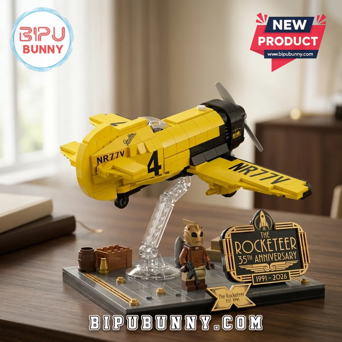 The Rocketeer Gee Bee Z 35th Anniversary Edition Building Block Set The Rocketeer Gee Bee Z 35th Anniversary Edition Building Block Set